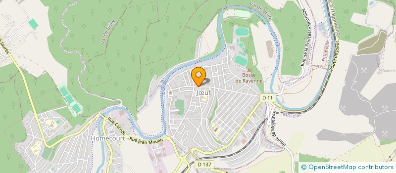 localisation de l'entreprise MADAME CLAUDINE BECKER  JUF