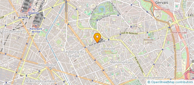 localisation de l'entreprise MADAME CLAUDINE BEIGEL  PARIS