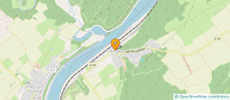 localisation de l'entreprise MADAME CLAUDINE BELLIGOI à AINGERAY