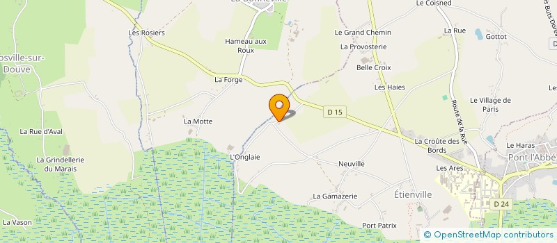 localisation de l'entreprise MADAME CLAUDINE BENOIS  ETIENVILLE