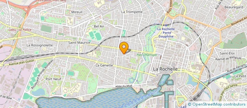 localisation de l'entreprise MADAME CLAUDINE BERNARDI  LA ROCHELLE