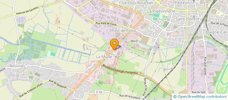 localisation de l'entreprise MADAME CLAUDINE BERNARDIN  BESSINES