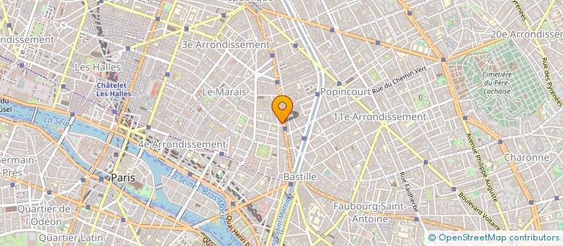 localisation de l'entreprise MADAME CLAUDINE BERNFELD  PARIS