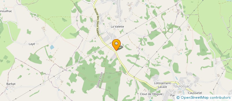 localisation de l'entreprise MADAME CLAUDINE BESSE  SALVAGNAC-CAJARC