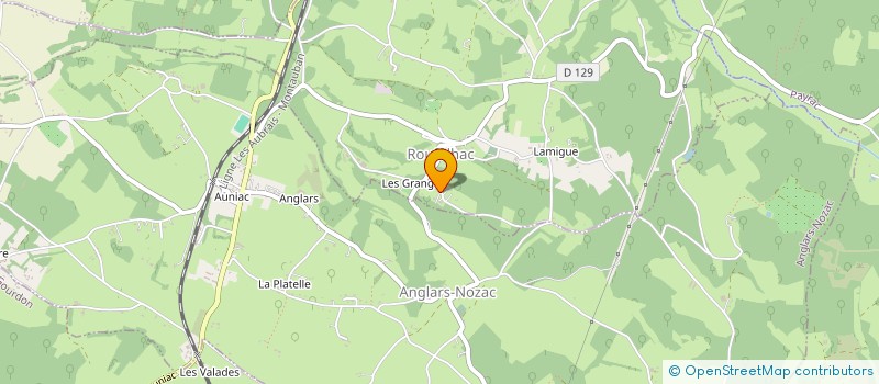 localisation de l'entreprise MADAME CLAUDINE BEZIAT  GOURDON