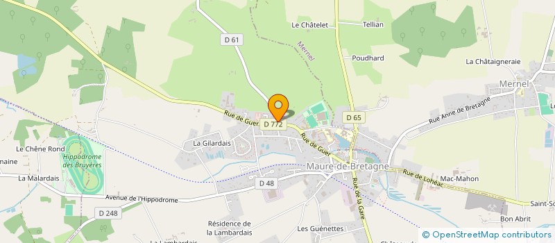 localisation de l'entreprise MADAME CLAUDINE BILLIEAUX  VAL D'ANAST