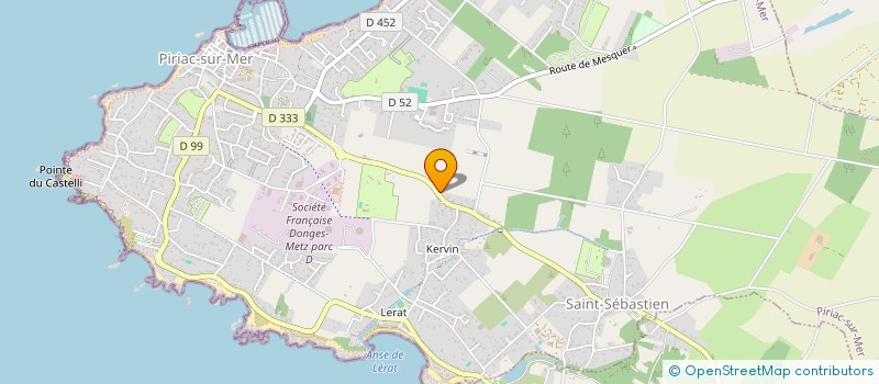 localisation de l'entreprise MADAME CLAUDINE BILLON à PIRIAC-SUR-MER