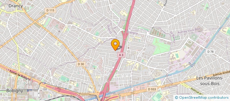 localisation de l'entreprise MADAME CLAUDINE BLANC à BOBIGNY