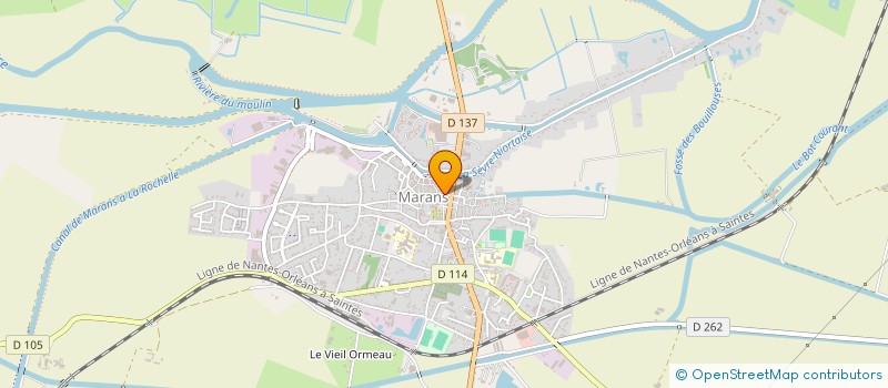 localisation de l'entreprise MADAME CLAUDINE BLET  MARANS