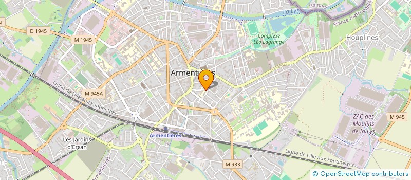 localisation de l'entreprise MADAME CLAUDINE BOBANGA  MWEKA  ARMENTIERES