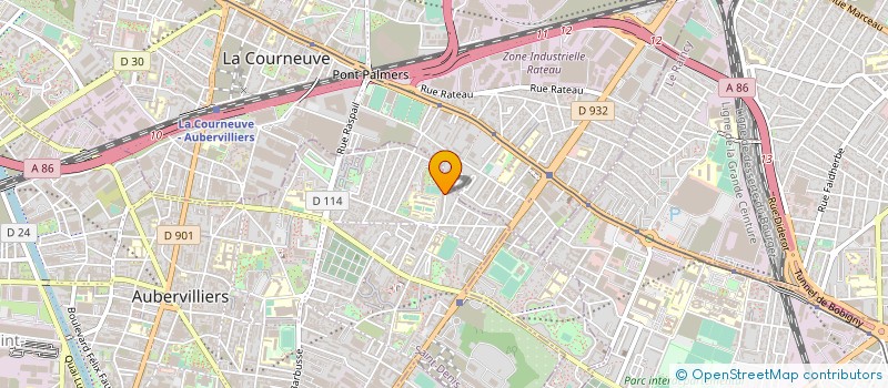 localisation de l'entreprise MADAME CLAUDINE BOCO CLAUDINE à AUBERVILLIERS
