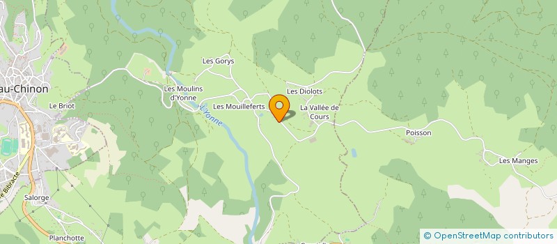 localisation de l'entreprise MADAME CLAUDINE BOISSON  CORANCY