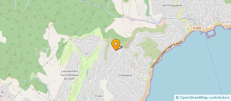 localisation de l'entreprise MADAME CLAUDINE BOMPAY  SAINTE-MAXIME