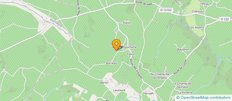 localisation de l'entreprise MADAME CLAUDINE BONAMY  PUISSEGUIN