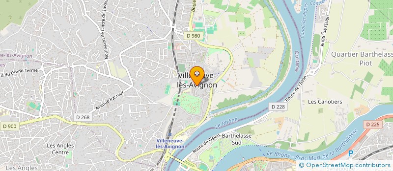 localisation de l'entreprise MADAME CLAUDINE BONHOUR  VILLENEUVE-LES-AVIGNON