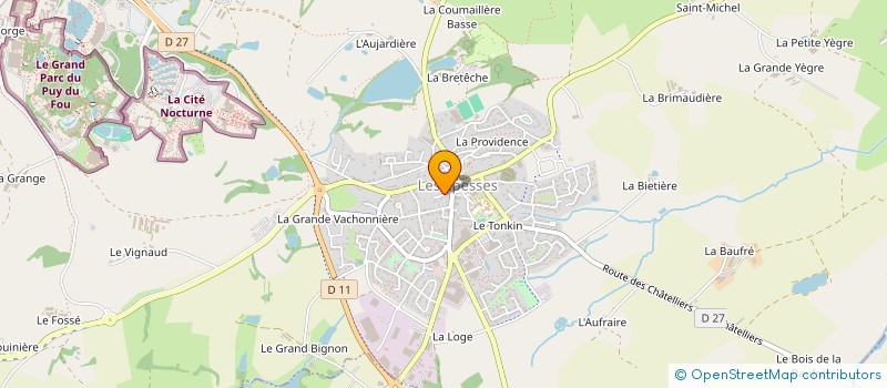 localisation de l'entreprise MADAME CLAUDINE BONNEAUD à LES EPESSES