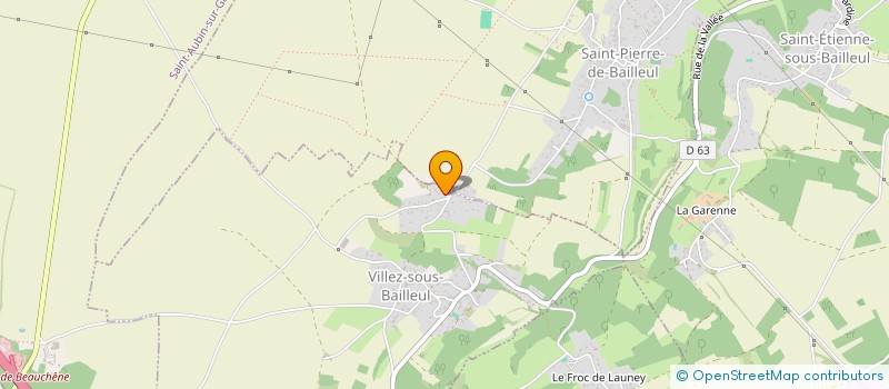 localisation de l'entreprise MADAME CLAUDINE BOSSUYT  LA CHAPELLE-LONGUEVILLE