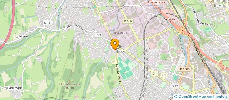 localisation de l'entreprise MADAME CLAUDINE BOUCHET à CHAMBERY