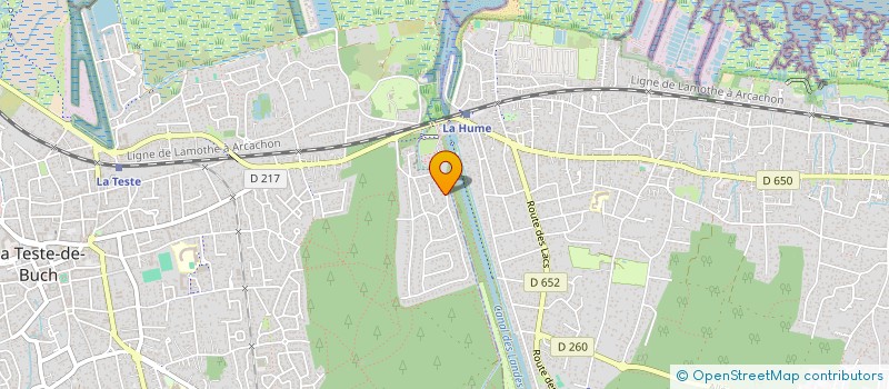 localisation de l'entreprise MADAME CLAUDINE BOUFFIER à LA TESTE-DE-BUCH