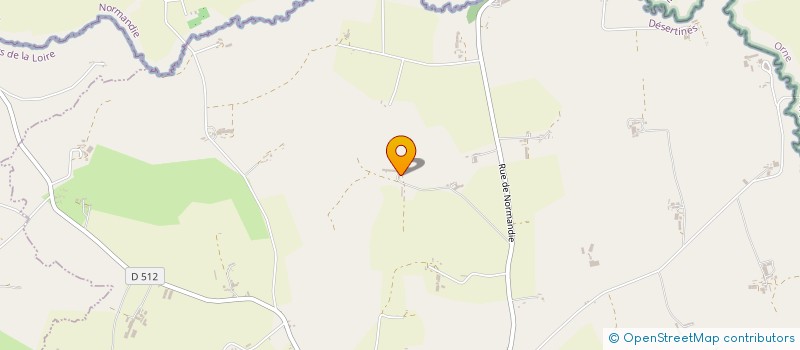 localisation de l'entreprise MADAME CLAUDINE BOUILLON  DESERTINES