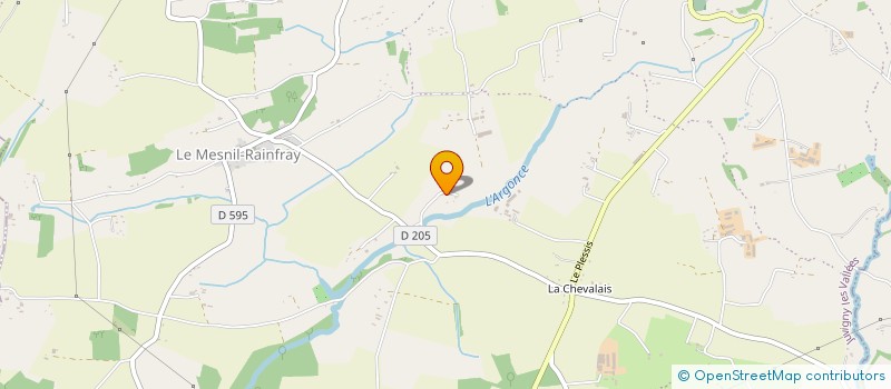 localisation de l'entreprise MADAME CLAUDINE BOULAY à JUVIGNY LES VALLEES