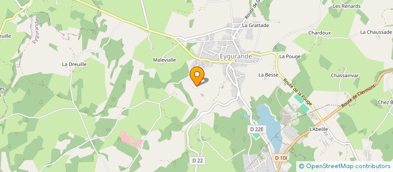 localisation de l'entreprise MADAME CLAUDINE BOULONGNE  EYGURANDE