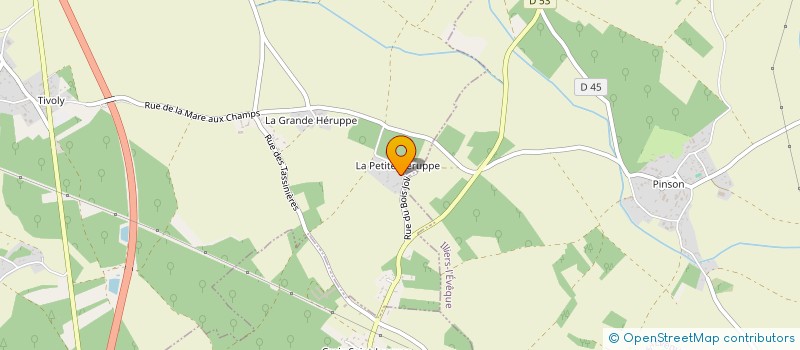 localisation de l'entreprise MADAME CLAUDINE BOUQUET  MARCILLY-LA-CAMPAGNE