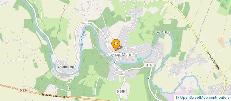 localisation de l'entreprise MADAME CLAUDINE BOURBONNEUX  JOUY-SUR-MORIN