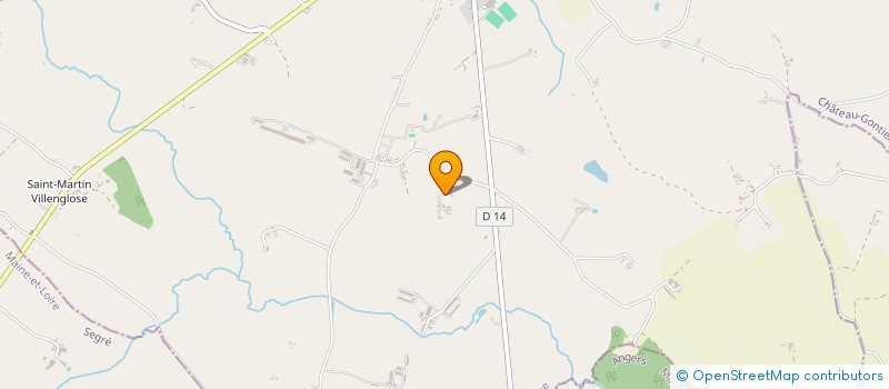 localisation de l'entreprise MADAME CLAUDINE BOURDIN  SAINT-DENIS-D'ANJOU