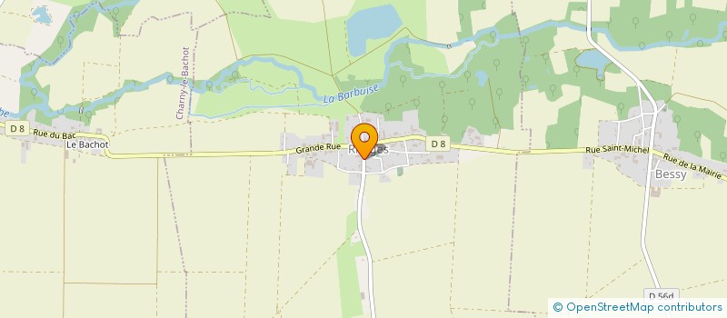 localisation de l'entreprise MADAME CLAUDINE BOUROTTE  RHEGES