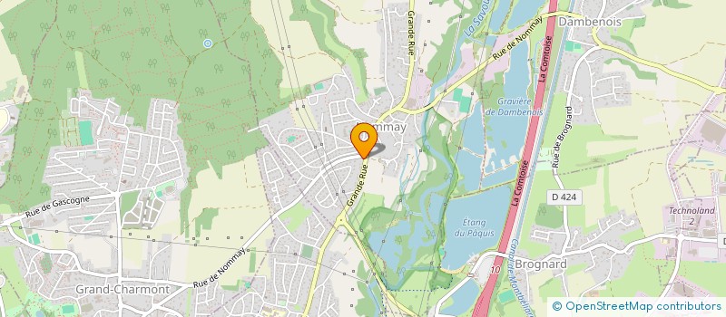 localisation de l'entreprise MADAME CLAUDINE BOURQUIN  NOMMAY