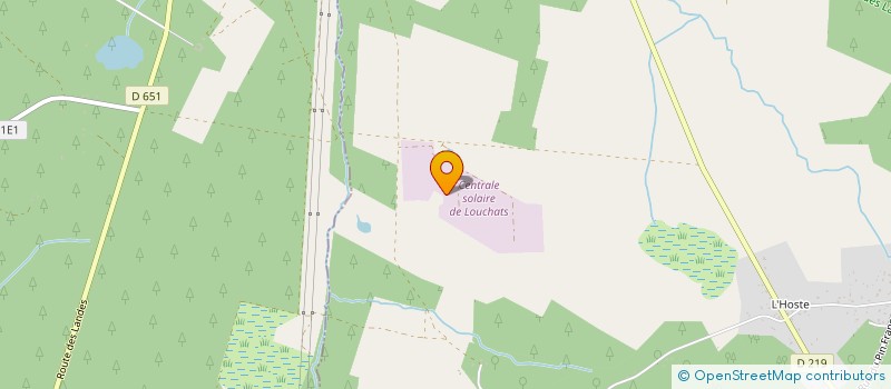 localisation de l'entreprise MADAME CLAUDINE BOURRIEU  LOUCHATS