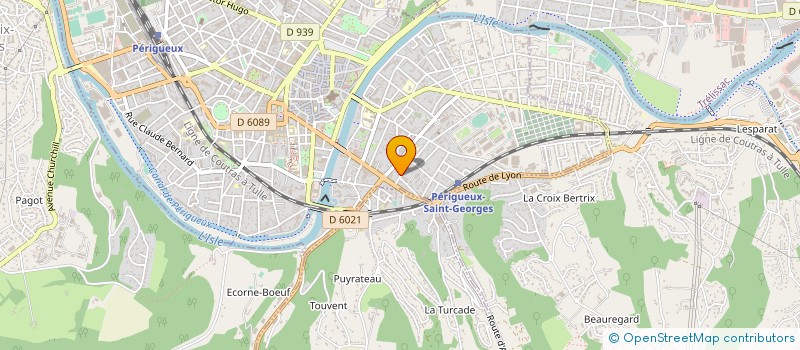 localisation de l'entreprise MADAME CLAUDINE BOUTAREAU à PERIGUEUX