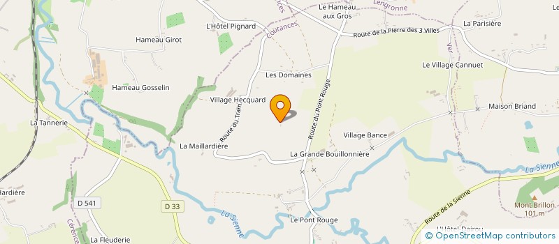 localisation de l'entreprise MADAME CLAUDINE BREGEAULT  HAMBYE