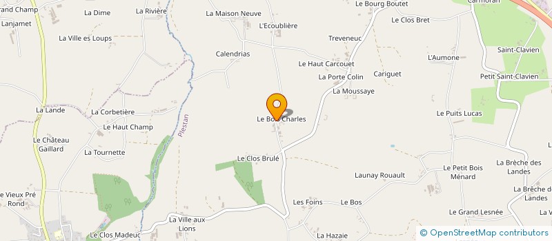 localisation de l'entreprise MADAME CLAUDINE BRIEUC  PLESTAN