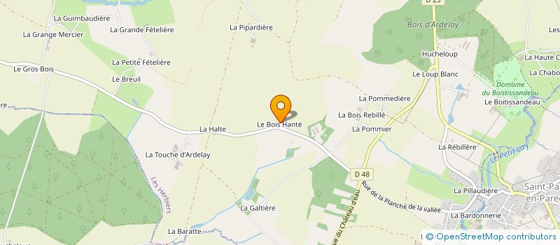localisation de l'entreprise MADAME CLAUDINE BROCHARD à LES HERBIERS