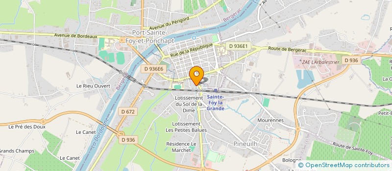 localisation de l'entreprise MADAME CLAUDINE BUACHE  PINEUILH