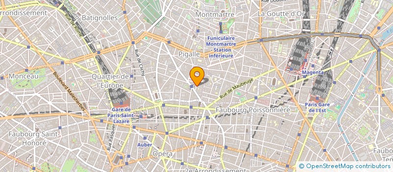 localisation de l'entreprise MADAME CLAUDINE BYL  PARIS