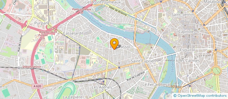 localisation de l'entreprise MADAME CLAUDINE CAMMARTIN à TOULOUSE
