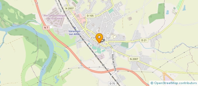 localisation de l'entreprise MADAME CLAUDINE CANAL à VARENNES-SUR-ALLIER