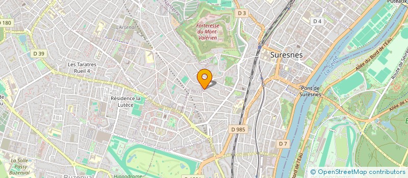 localisation de l'entreprise MADAME CLAUDINE CANDAU à SURESNES