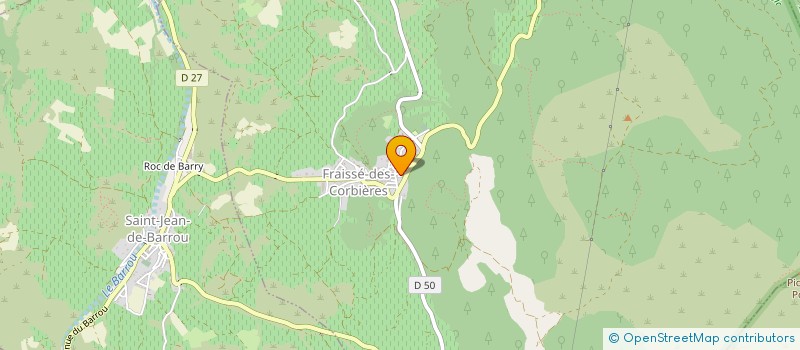 localisation de l'entreprise MADAME CLAUDINE CAPDEVILLE à FRAISSE-DES-CORBIERES