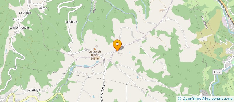 localisation de l'entreprise MADAME CLAUDINE CARCENAC  LES ALBRES