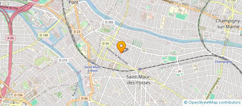 localisation de l'entreprise MADAME CLAUDINE CARPENTER  SAINT-MAUR-DES-FOSSES