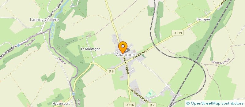 localisation de l'entreprise MADAME CLAUDINE CHAPELOTTE à ABANCOURT