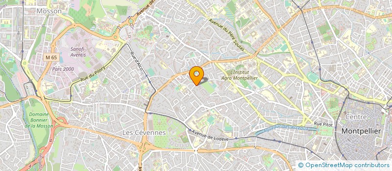 localisation de l'entreprise MADAME CLAUDINE CHARLERY à MONTPELLIER