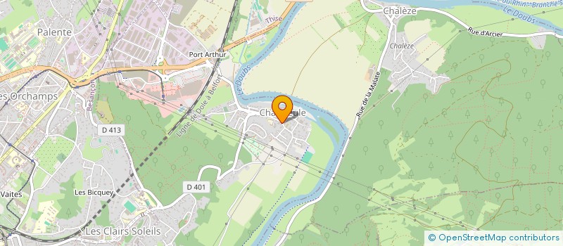 localisation de l'entreprise MADAME CLAUDINE CHARPY  CHALEZEULE