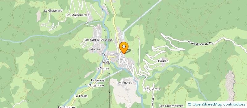 localisation de l'entreprise MADAME CLAUDINE CHAVANNE  BEAUFORT