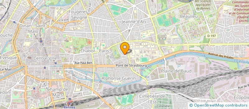 localisation de l'entreprise MADAME CLAUDINE CHEZE à RENNES