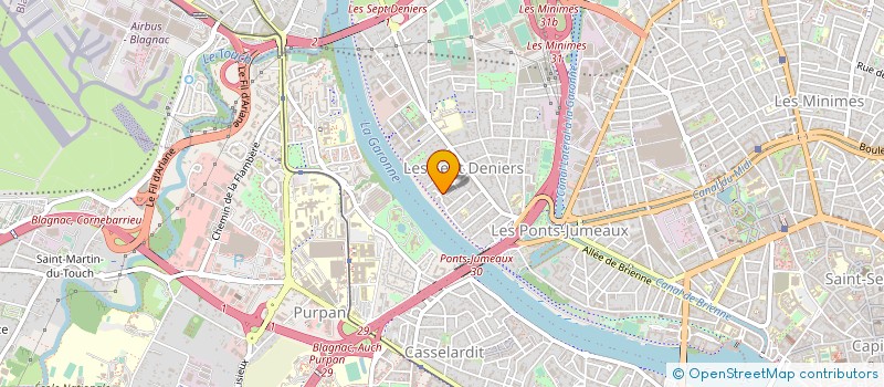 localisation de l'entreprise MADAME CLAUDINE CHINOURS à TOULOUSE